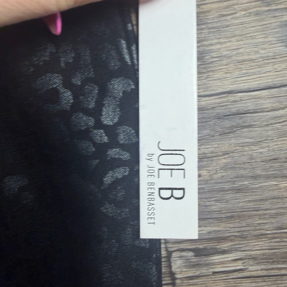 Joe Benbasset Black Animal Print Pencil Skirt - Picture 3 of 7